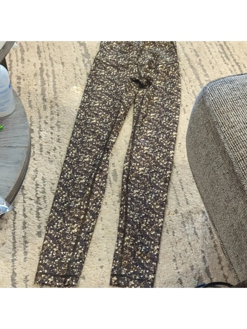 Lululemon Shine Tight (Roll Down) Shimmy Shimmer Multi like new